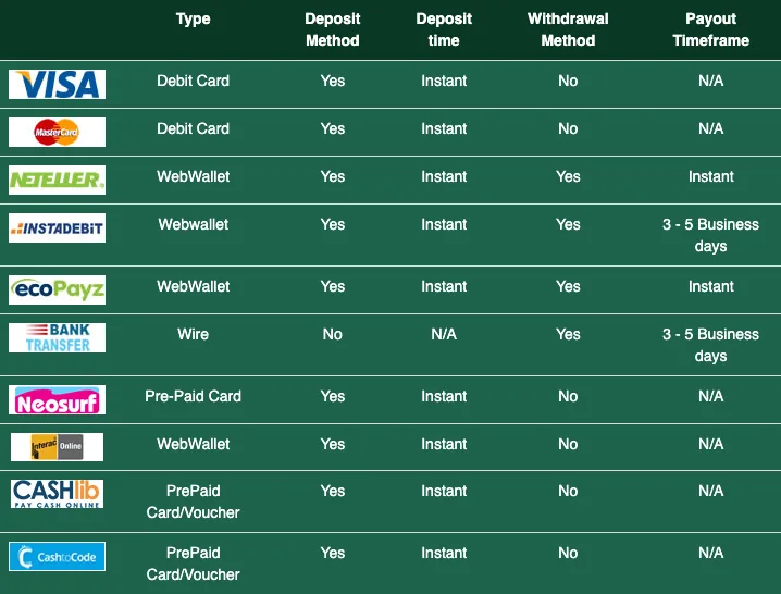 Casino Mate paymnets